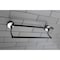 Kingston Brass BA11318MB 18-Inch Dual Towel Bar, Matte Black BA11318MB - alternate 2
